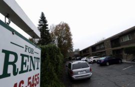 Apartments for rent are shown in Portland, Oregon