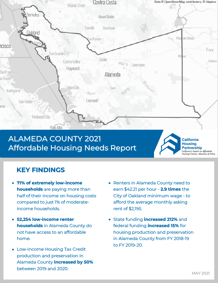 Alameda County Housing Needs Report cover